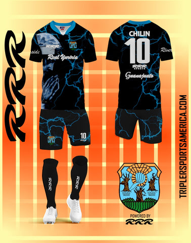 Custom Offer for 49 uniforms set 3 shirts  1 goalie kit & shirt gift