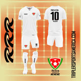 Custom Offer for 34 uniforms including 2 Goalie uniforms,  1 Flag & 1 Hoodie is Gift