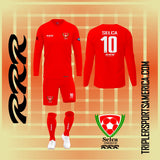Custom Offer for 34 uniforms including 2 Goalie uniforms,  1 Flag & 1 Hoodie is Gift